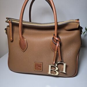Dooney & Bourke Tan Leather Satchel